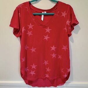 Cable & Gauge Star Print Top